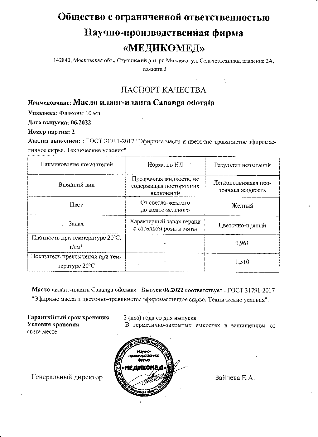 Паспорт №062022